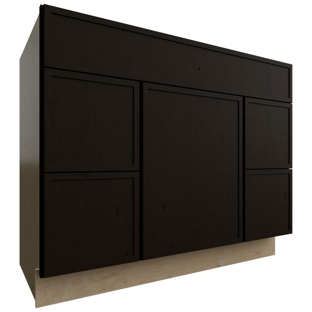 VSD42 - Vanity - Combo Cabinet - 42 W X 34-1 2 H X 21 D - Luna Kona