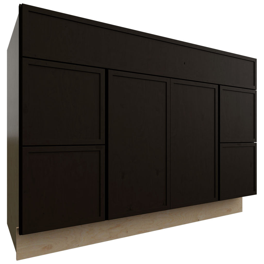 VSD48 - Vanity - Combo Cabinet - 48 W X 34-1 2 H X 21 D - Luna Kona