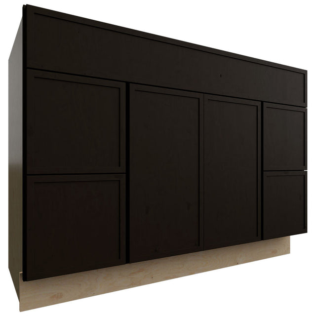 VSD48 - Vanity - Combo Cabinet - 48 W X 34-1 2 H X 21 D - Luna Kona
