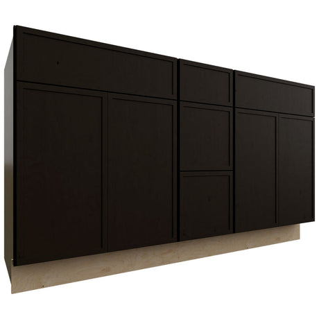 VSD60DOUBLE - Vanity - Combo Cabinet - 60 W X 34-1 2 H X 21 D - Luna Kona