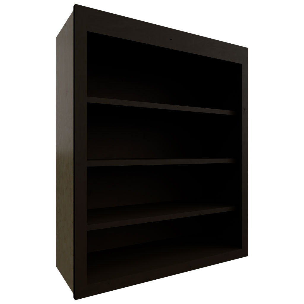 WOS3036 - Wall - Open Shelf - 30 W X 36 H X 12 D - Luna Kona