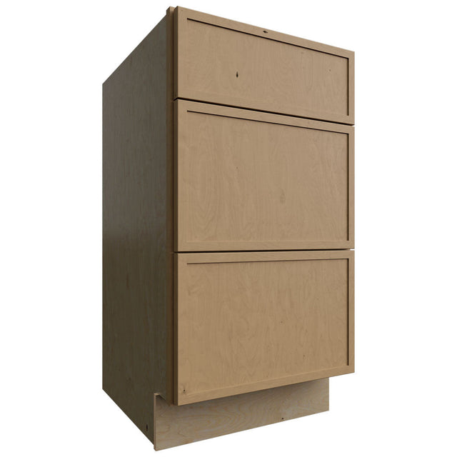 VDB18-34 - Vanity - Drawer Cabinet - 18 W X 34-1 2 H X 21 D - Luna Timber