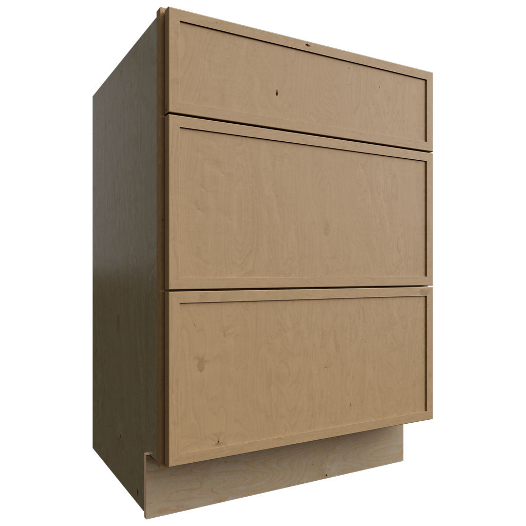 VDB24-34 - Vanity - Drawer Cabinet - 24 W X 34-1 2 H X 21 D - Luna Timber