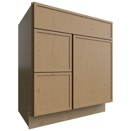 VSD30DL - Vanity - Combo Cabinet - 30 W X 34-1 2 H X 21 D - Luna Timber