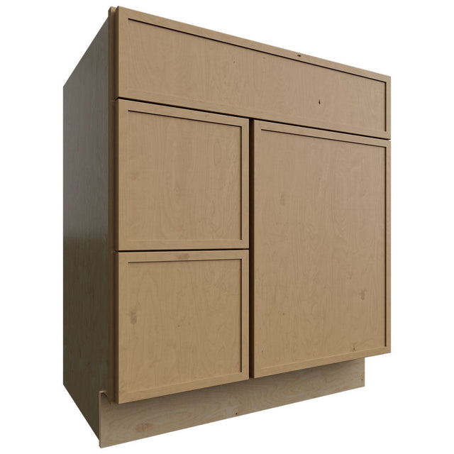 VSD30DL - Vanity - Combo Cabinet - 30 W X 34-1 2 H X 21 D - Luna Timber