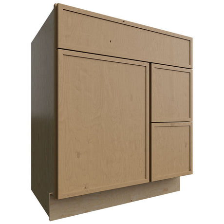 VSD30DR - Vanity - Combo Cabinet - 30 W X 34-1 2 H X 21 D - Luna Timber