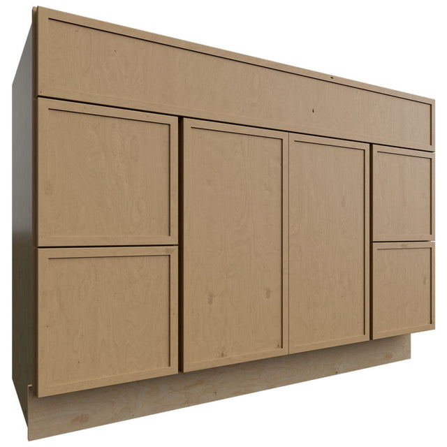 VSD48 - Vanity - Combo Cabinet - 48 W X 34-1 2 H X 21 D - Luna Timber