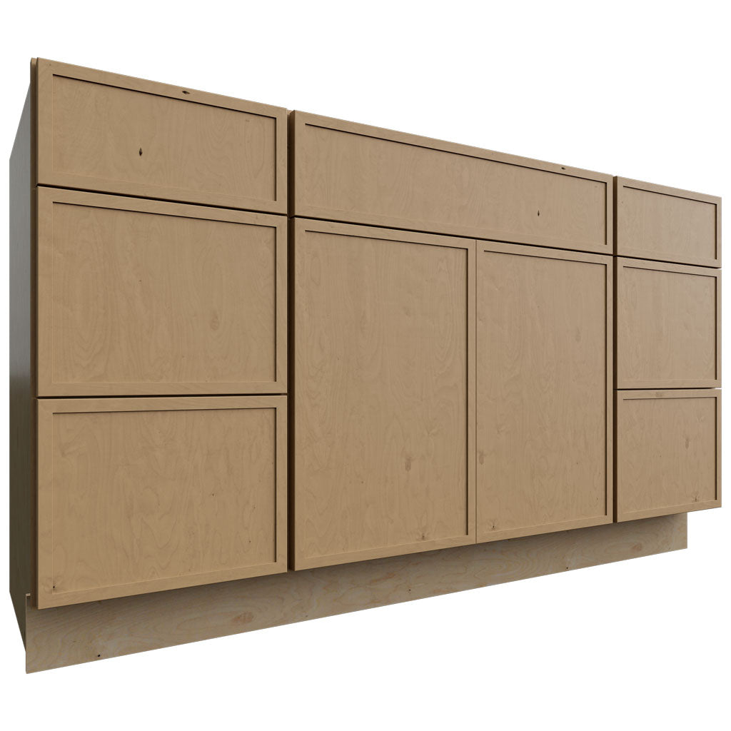 VSD60SINGLE - Vanity - Combo Cabinet - 60 W X 34-1 2 H X 21 D - Luna Timber