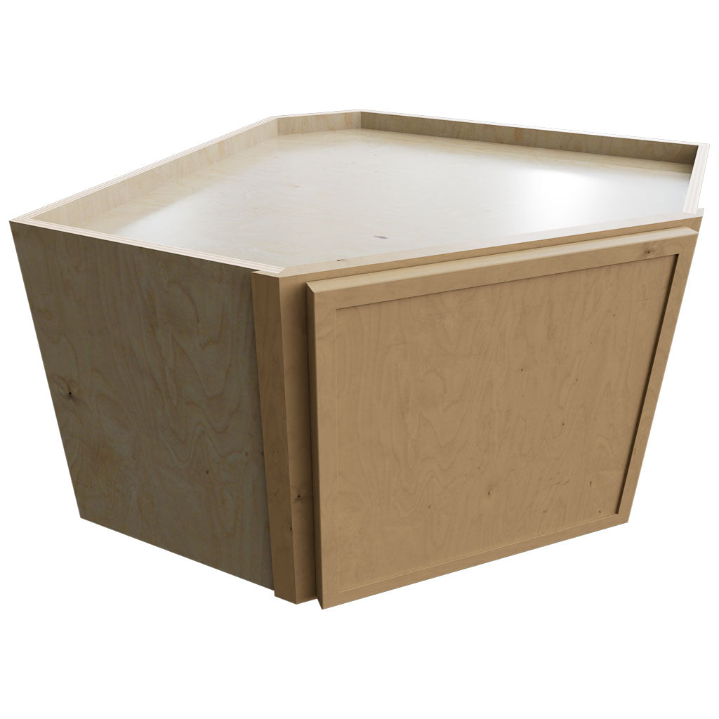 WDC2415 - Wall Corner - Diagonal Cabinet - 24 W X 15 H X 24 D - Luna Timber