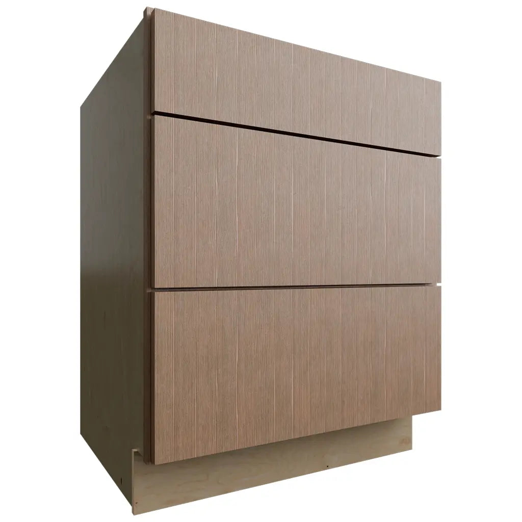 DB27 ( Base | 3 Drawers Cabinet - 27"W X 34-1/2"H X 24"D ) | Luxe Canyon Oak