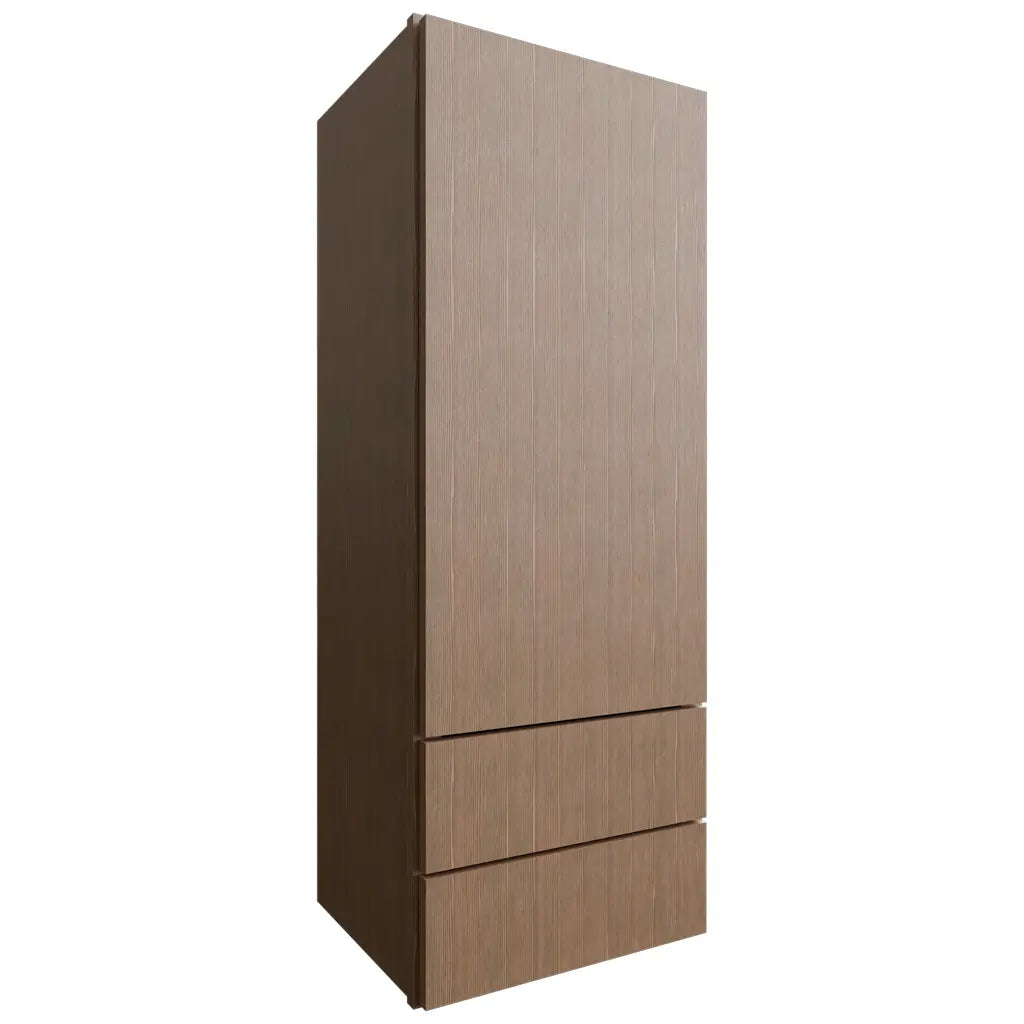 WD1848 ( Wall | Drawer Cabinet - 18"W X 48"H X 15"D ) | Luxe Canyon Oak