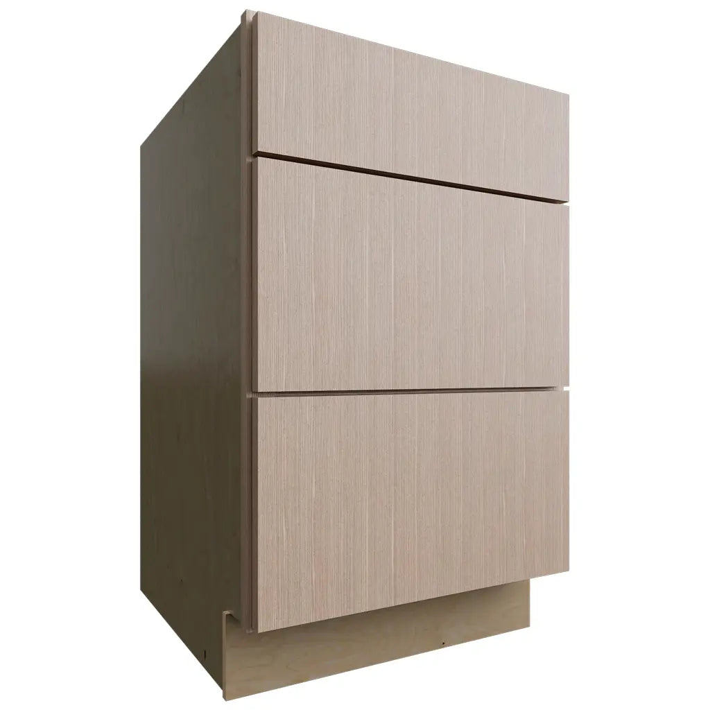 DB21 ( Base | 3 Drawers Cabinet - 21"W X 34-1/2"H X 24"D ) | Luxe Desert Oak