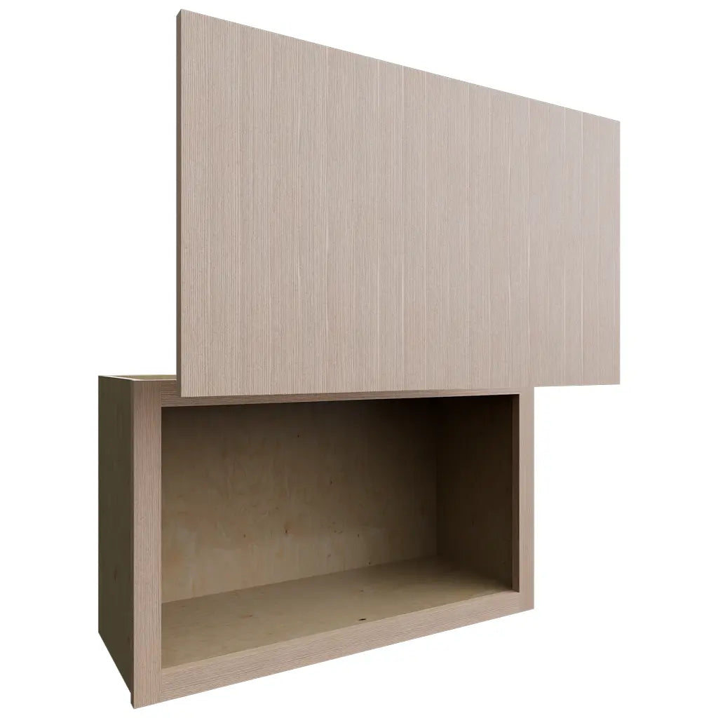 WAC3018 ( Wall | Appliance Cabinet - 30"W X 18"H X 12"D ) | Luxe Desert Oak