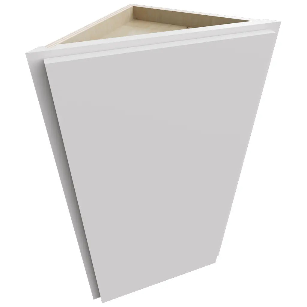 WAE1230 - Wall - Angle End Cabinet - 12 W X 30 H X 12 D - Luxe Frost