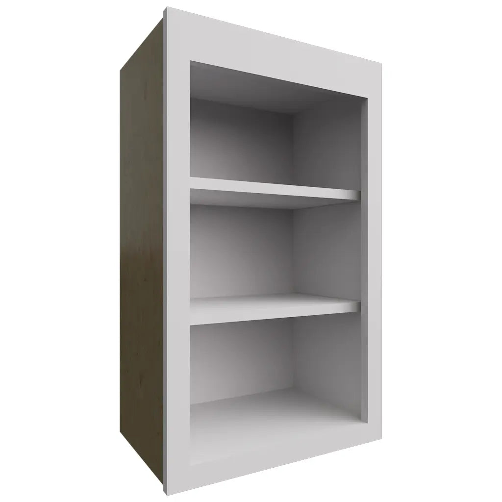 WOS1830 - Wall - Open Shelf - 18 W X 30 H X 12 D - Luxe Frost