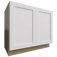 B39FD - Base - Full Door Cabinet - 39 W X 34-1 2 H X 24 D - Nexus Frost
