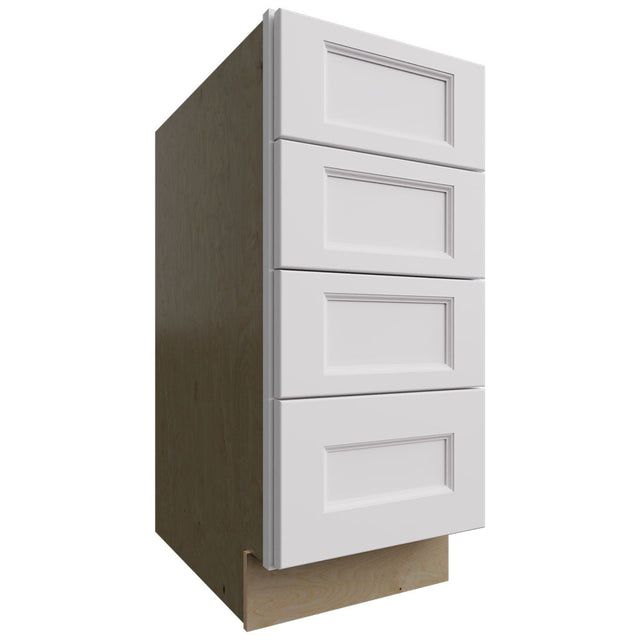 DB15-4 - Base - 4 Drawers Cabinet - 15 W X 34-1 2 H X 24 D - Nexus Frost