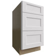 DB18 - Base - 3 Drawers Cabinet - 18 W X 34-1 2 H X 24 D - Nexus Frost