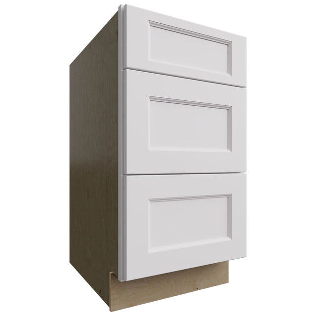 DB18 - Base - 3 Drawers Cabinet - 18 W X 34-1 2 H X 24 D - Nexus Frost