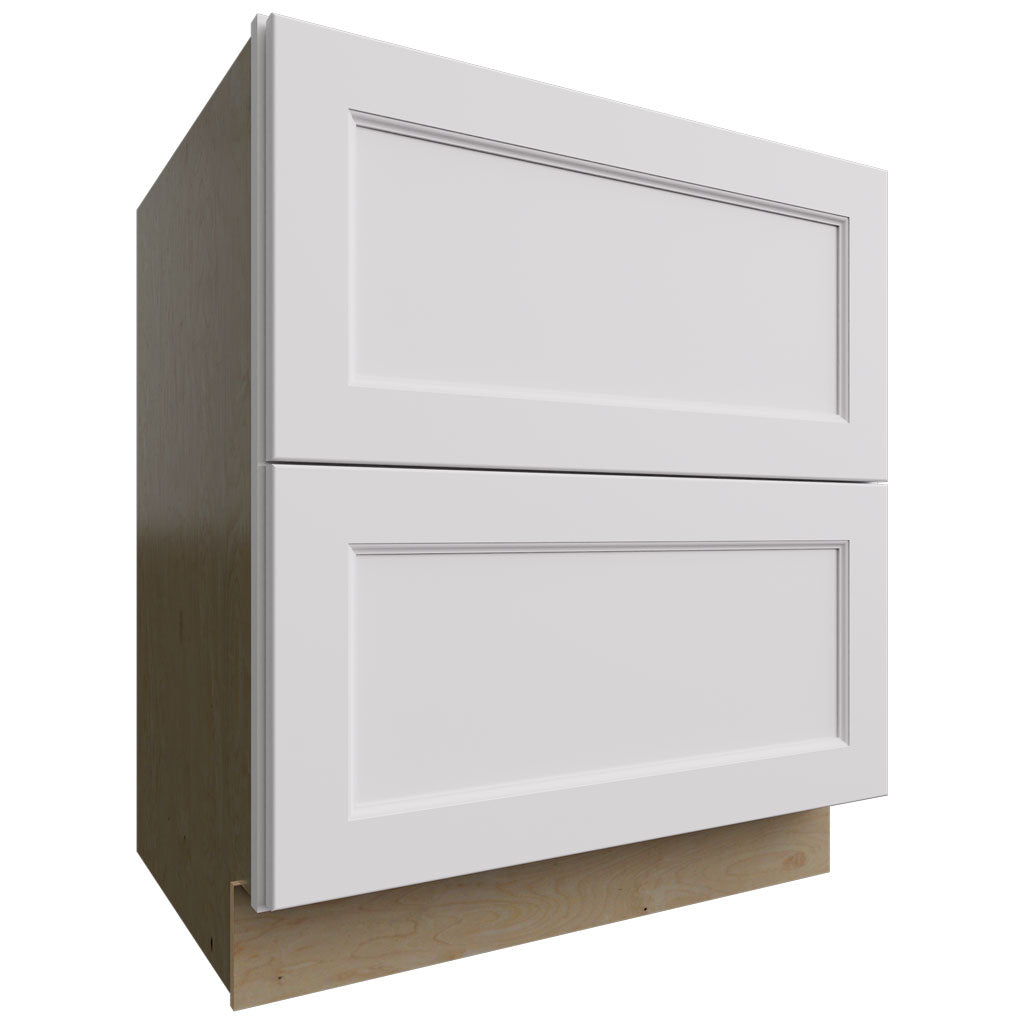 DB30-2 - Base - 2 Drawers Cabinet - 30 W X 34-1 2 H X 24 D - Nexus Frost