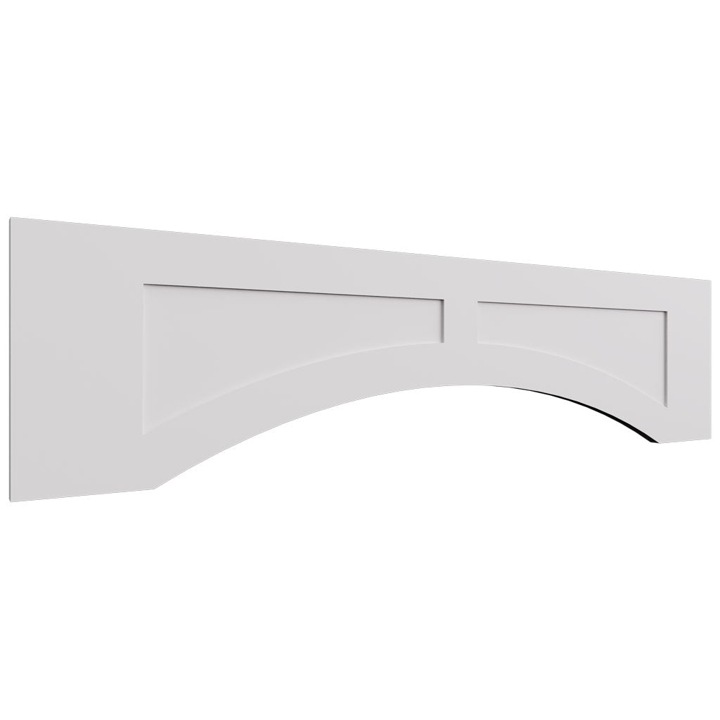 VARP48 - Wall - Arched Recessed Valance - 48 W X 12 H X 3 4 T - Nexus Frost