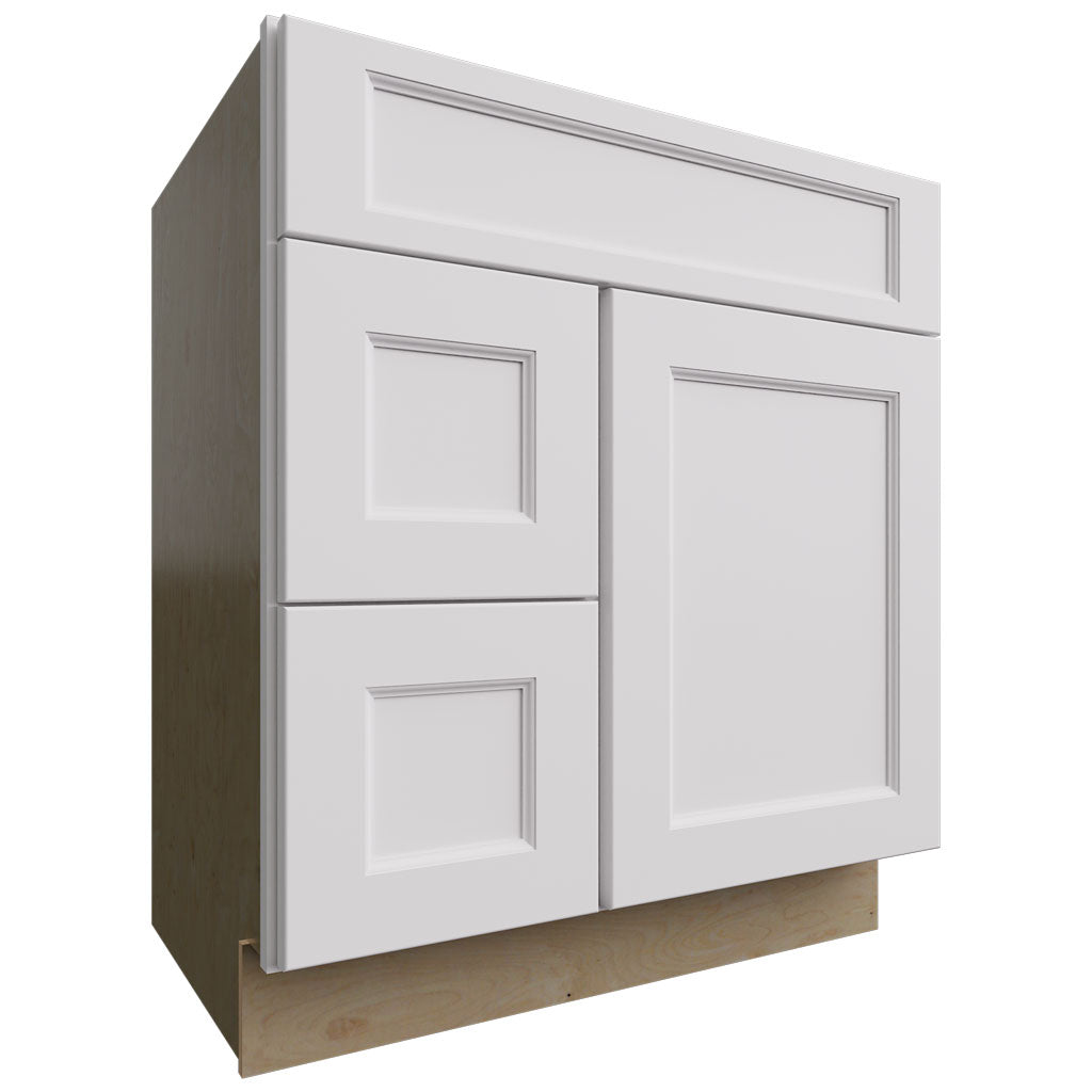VSD30DL - Vanity - Combo Cabinet - 30 W X 34-1 2 H X 21 D - Nexus Frost