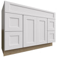 VSD48 - Vanity - Combo Cabinet - 48 W X 34-1 2 H X 21 D - Nexus Frost