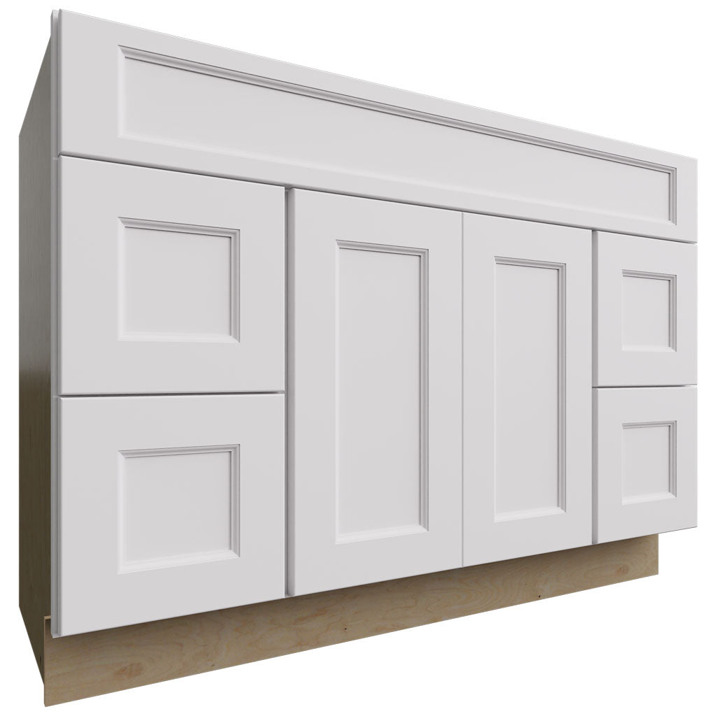 VSD48 - Vanity - Combo Cabinet - 48 W X 34-1 2 H X 21 D - Nexus Frost