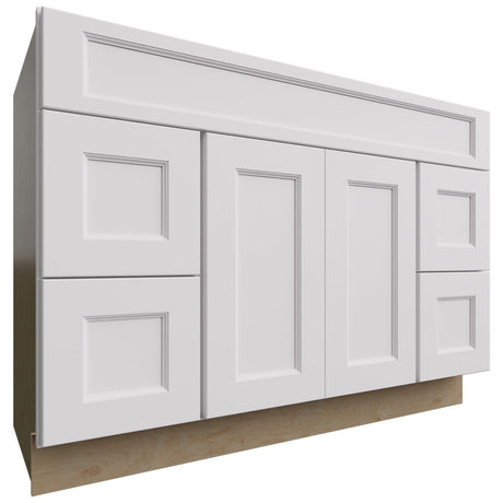VSD48 - Vanity - Combo Cabinet - 48 W X 34-1 2 H X 21 D - Nexus Frost