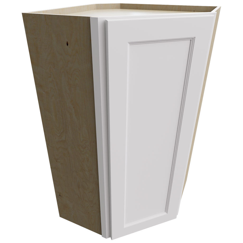 WDC2442 - Wall Corner - Diagonal Cabinet - 24 W X 42 H X 24 D - Nexus Frost