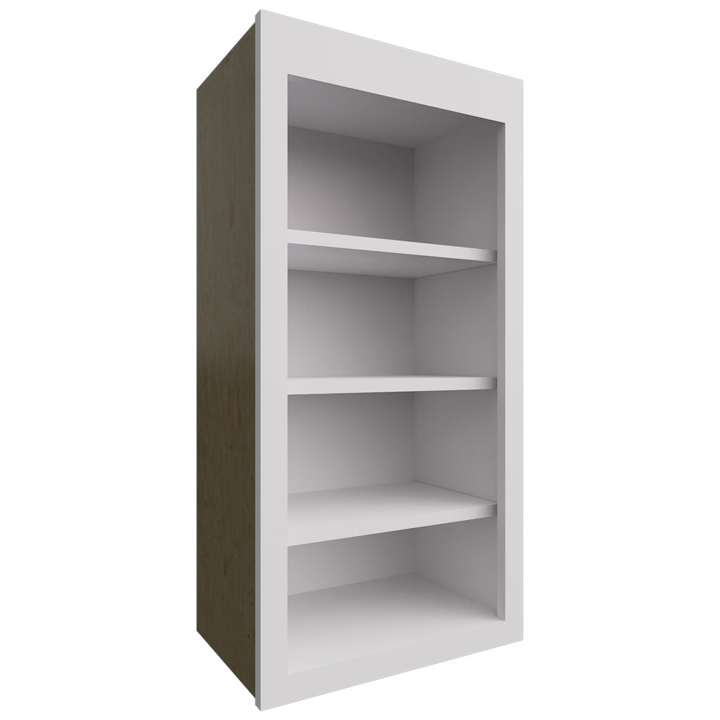 WOS1836 - Wall - Open Shelf - 18 W X 36 H X 12 D - Nexus Frost
