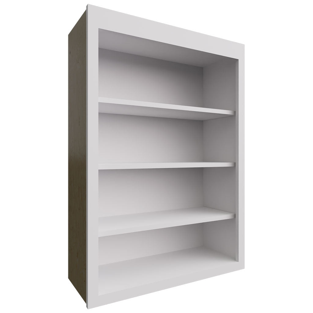 WOS3042 - Wall - Open Shelf - 30 W X 42 H X 12 D - Nexus Frost