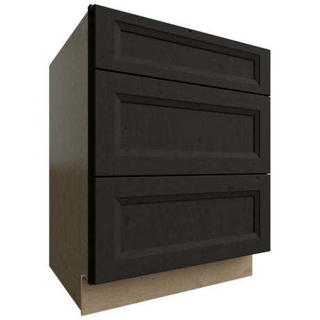 DB27 - Base - 3 Drawers Cabinet - 27 W X 34-1 2 H X 24 D - Onyx Cobblestone