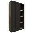 WBC2442 - Wall Corner - Blind Cabinet - 24 W X 42 H X 12 D - Onyx Cobblestone