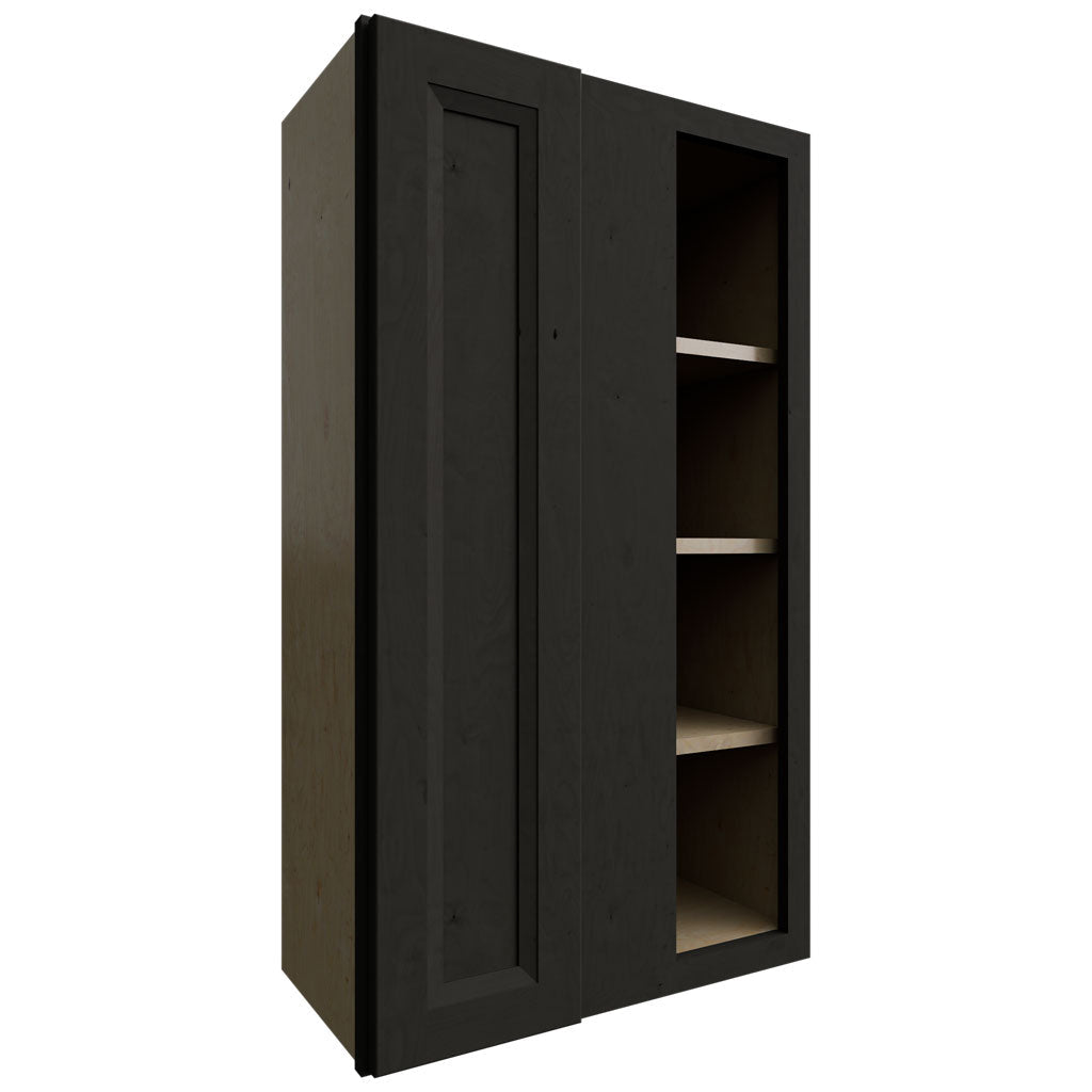WBC2442 - Wall Corner - Blind Cabinet - 24 W X 42 H X 12 D - Onyx Cobblestone