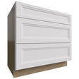 DB36 - Base - 3 Drawers Cabinet - 36 W X 34-1 2 H X 24 D - Onyx Frost