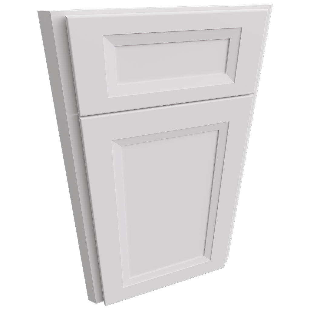 DSF36 - Base Corner - Diagonal Sink Front - Front Only - Onyx Frost