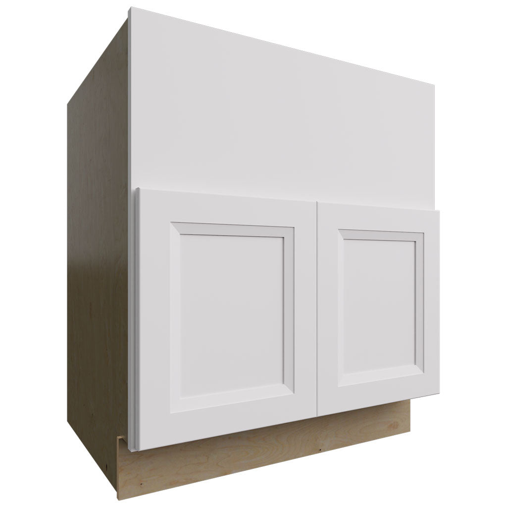 FS30 - Base - Farm Sink Cabinet - 30 W X 34-1 2 H X 24 D - Onyx Frost