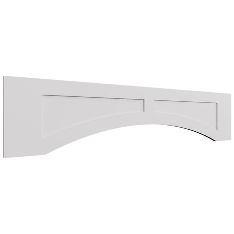 VARP54 - Wall - Arched Recessed Valance - 54 W X 12 H X 3 4 T - Onyx Frost
