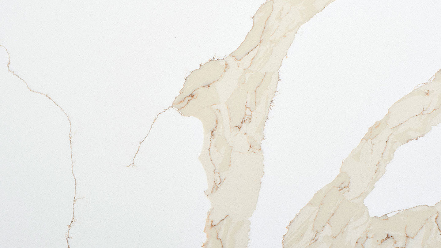 Calacatta Leon Gold (Cuarzo | Pulido - Por pie cuadrado) | Hecho en India