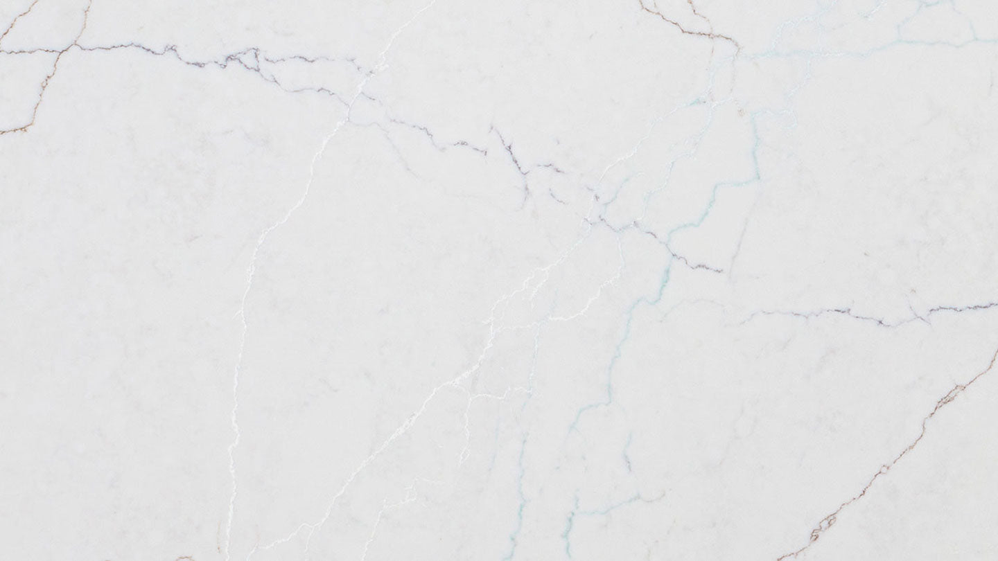 Calacatta Miraggio Seaglass (cuarzo | pulido - por pie cuadrado) | Hecho en EE.UU.