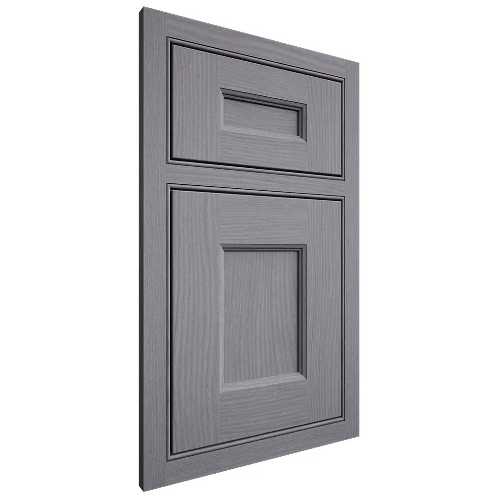 Shiloh Cabinetry Beaded Inset Aspen White Oak Plain Cut Cadet Door