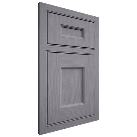 Shiloh Cabinetry Beaded Inset Aspen White Oak Plain Cut Cadet Door
