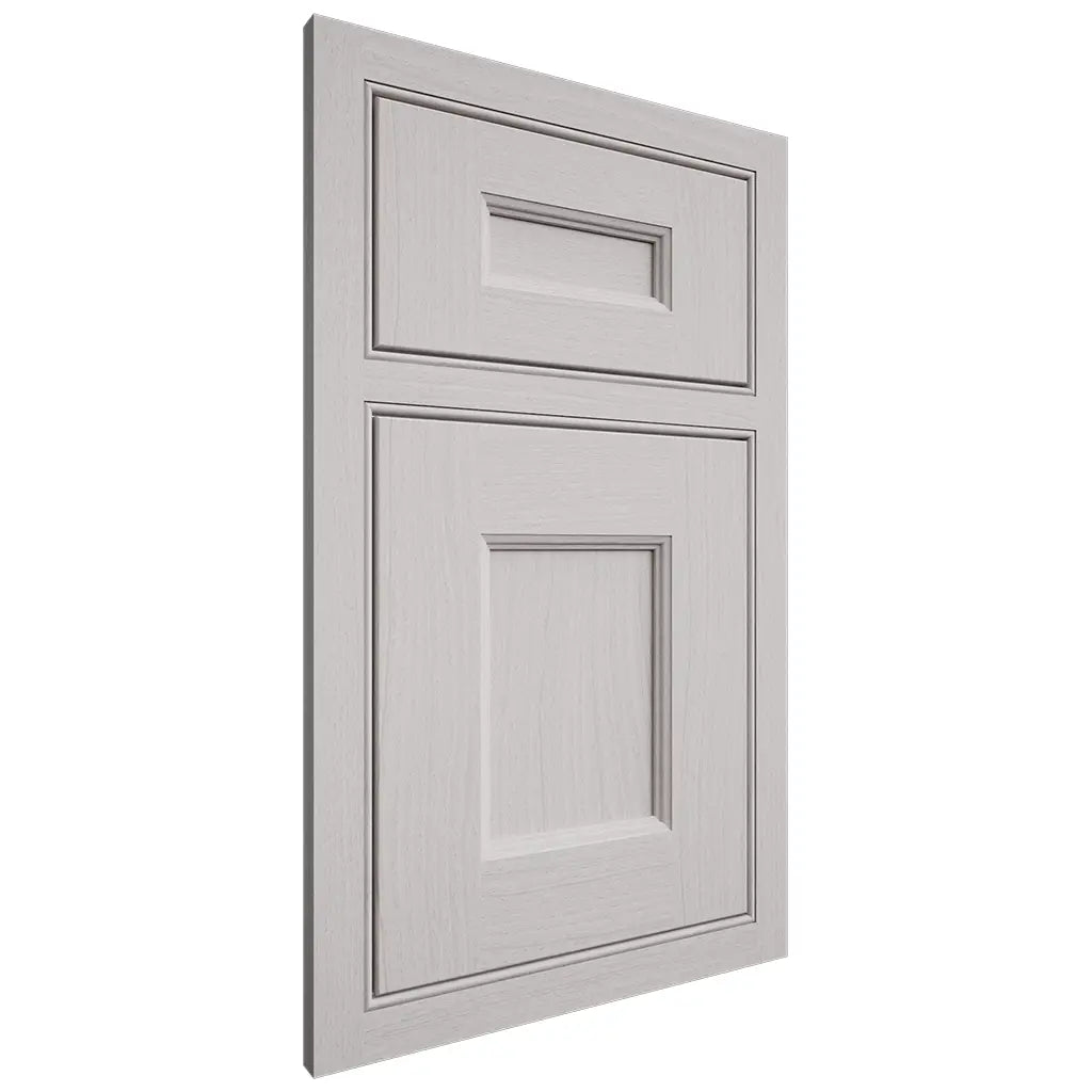 Shiloh Cabinetry Beaded Inset Aspen White Oak Plain Cut Cotton Door