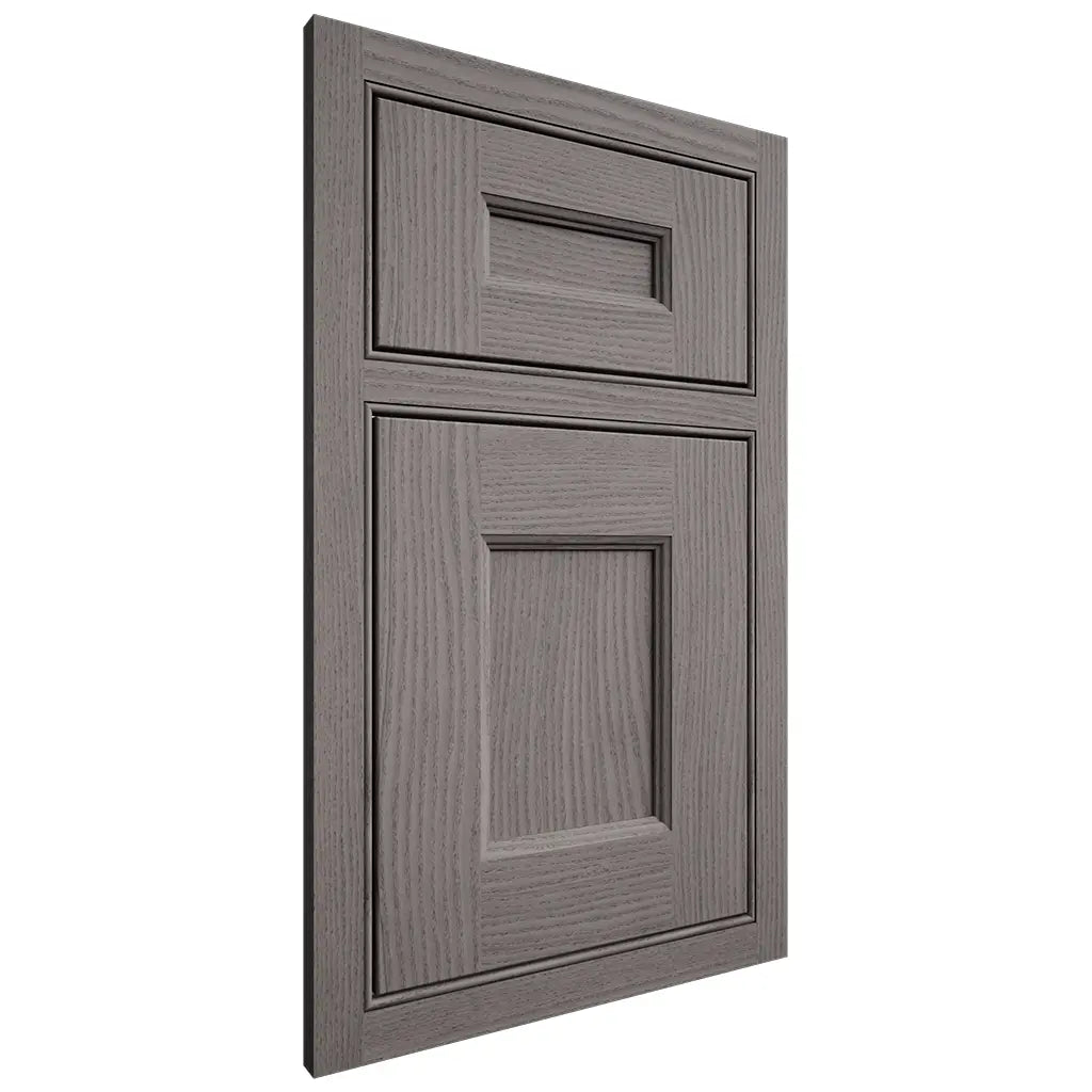 Shiloh Cabinetry Beaded Inset Aspen White Oak Plain Cut Flagstone Door