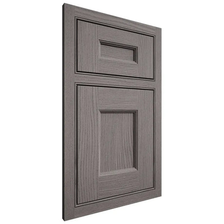 Shiloh Cabinetry Beaded Inset Aspen White Oak Plain Cut Flagstone Door