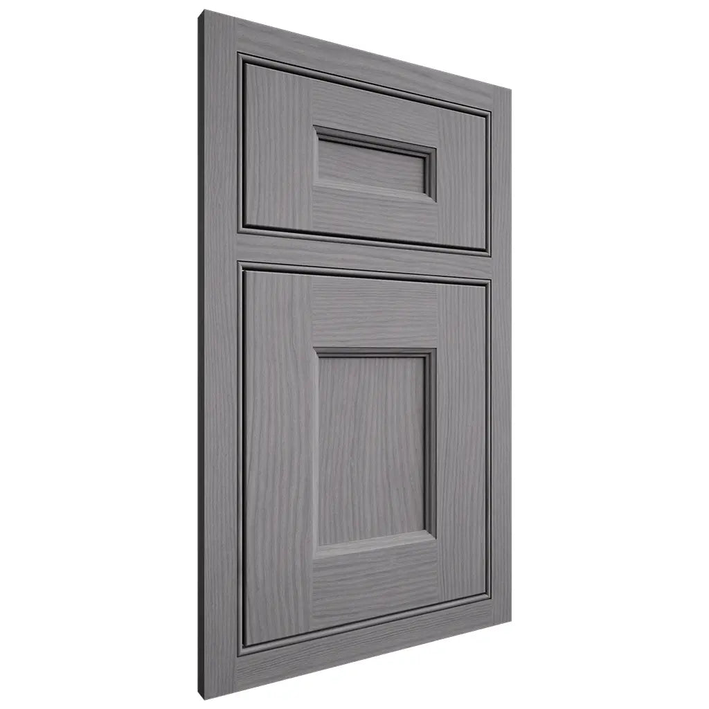 Shiloh Cabinetry Beaded Inset Aspen White Oak Plain Cut Sterling Door