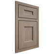 Shiloh Cabinetry Beaded Inset Aspen White Oak Quarter Sawn Almond Door