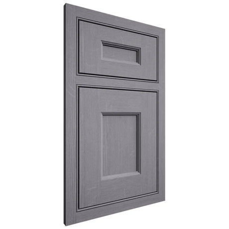 Shiloh Cabinetry Beaded Inset Aspen White Oak Quarter Sawn Cadet Door