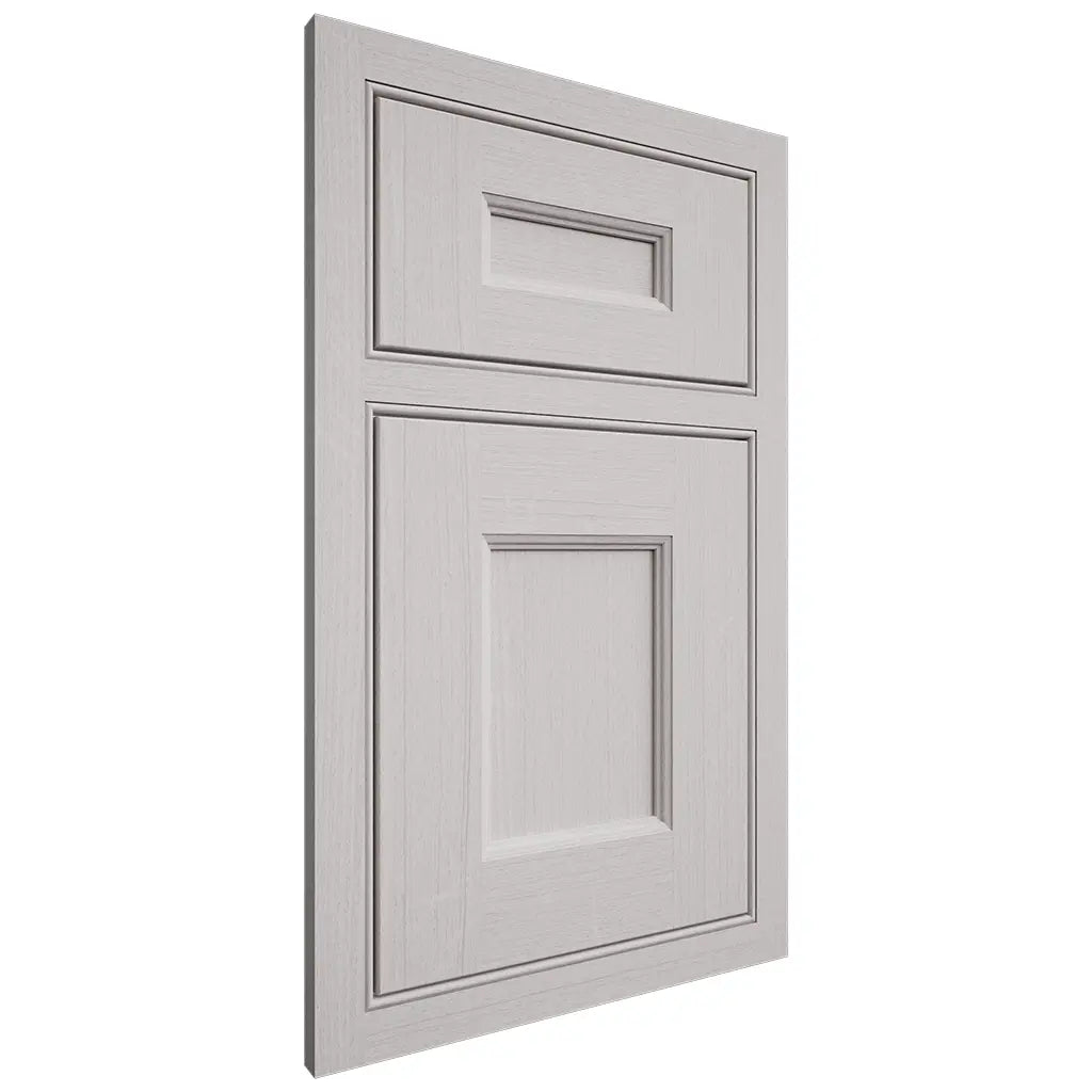 Shiloh Cabinetry Beaded Inset Aspen White Oak Quarter Sawn Cotton Door
